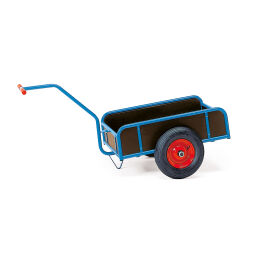 Transport trolley hand truck with 4 walls