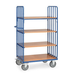 shelved trollyes Warehouse trolley Fetra shelved trolley 2 closed side walls.  L: 1200, W: 800, H: 1800 (mm). Article code: 858313