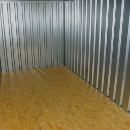 Container detachable containers with click system 2-part folding door at front side