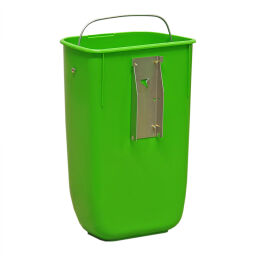 Afvalbak Afval en reiniging kunststof afvalbak muurbevestiging Artikelindeling:  Nieuw.  L: 300, B: 420, H: 630 (mm). Artikelcode: 99-9384-N1