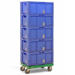 Gebrauchte Transportroller Kistenroller für Eurobehälter 600x400 mm geeignet
