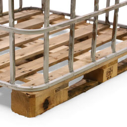 Gebruikte IBC Container IBC frame met houten pallet
