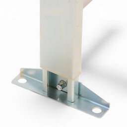 Convoyeur et rouleau acier accessoires hauteur ajustable du support 505 - 765 mm