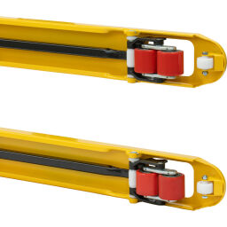 Transpalette manuel fourche standard 1150 mm hauteur de lever 85-200 mm
