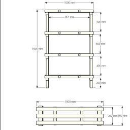 Plastic rack Euro rack modular