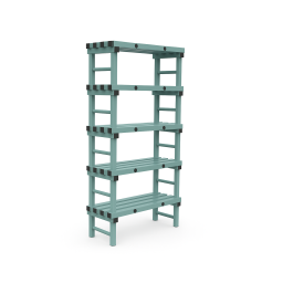 Kunststoffregale Eurostelle modular