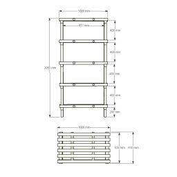 Plastic rack Euro rack modular