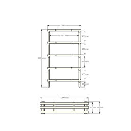 Plastic rack Euro rack modular
