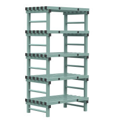 Rayonnage en plastique eurostelle modulaire