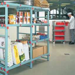 Rayonnage en plastique eurostelle modulaire