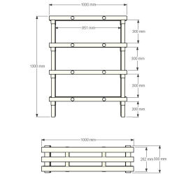 Plastic rack Euro rack modular