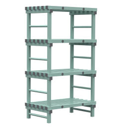 Rayonnage en plastique eurostelle modulaire