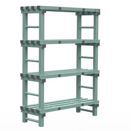 Rayonnage en plastique eurostelle modulaire