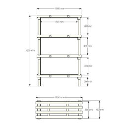 Plastic rack Euro rack modular
