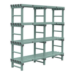 Kunststoffregale Eurostelle modular