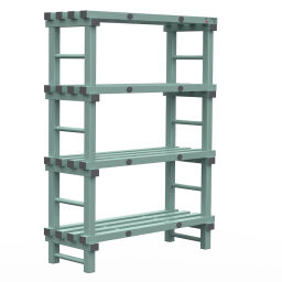 Rayonnage en plastique eurostelle modulaire