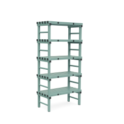 Rayonnage en plastique eurostelle modulaire