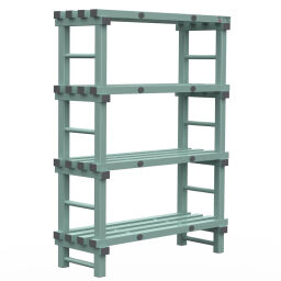 Rayonnage en plastique eurostelle modulaire
