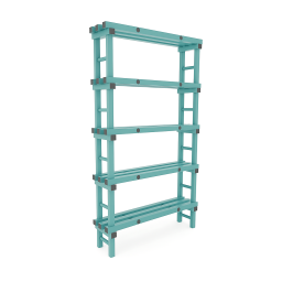 Plastic rack Euro rack modular