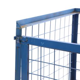 Used Mesh container fixed construction 1 flap at 1 long side