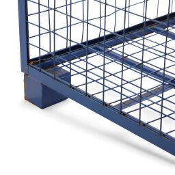 Used Mesh container fixed construction 1 flap at 1 long side