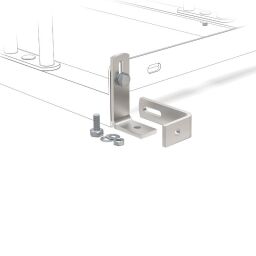 Cycle racks accessories floor mounting set 