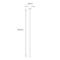 Cycle racks accessories ground anchor (2 pieces)