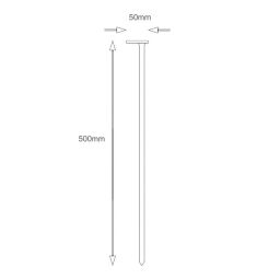 Cycle racks accessories ground anchor (2 pieces)