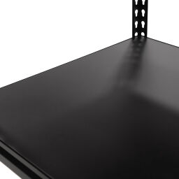 Gesloten legbord staal set van 5 stuks voor medium stellingkast 550 kg per etage