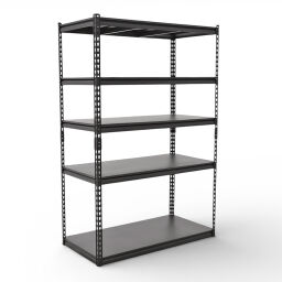 Gesloten legbord staal set van 5 stuks voor medium stellingkast 550 kg per etage