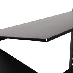 Set de 8 étagères fermées en acier pour rayonnage robuste 900 kg par étage