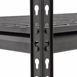 Rayonnage medium 5 étagères grillagées 550 kg par étage
