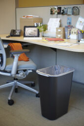 Waste bin plastic waste bin without lid