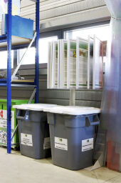 Waste bin plastic waste bin without lid