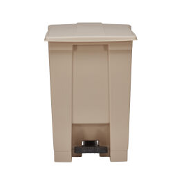 Waste bin pedal bin  with hinging lid and foot pedal