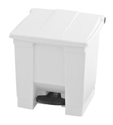 Waste bin pedal bin  with hinging lid and foot pedal