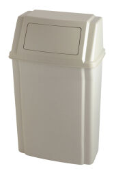 Waste bin plastic waste bin with swing lid