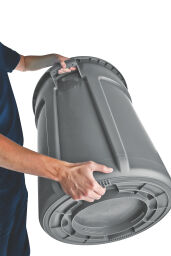 Waste bin plastic waste bin without lid