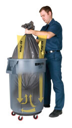 Waste bin plastic waste bin without lid