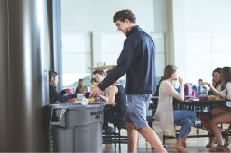 Waste bin plastic waste bin without lid