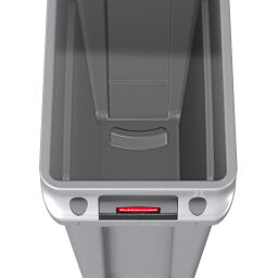 System zur Abfallsortierung Kunststoff Mülltonne Slim Jim mit Lüftung