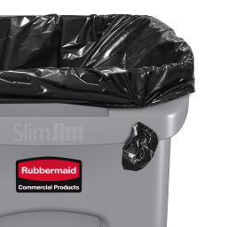 System zur Abfallsortierung Kunststoff Mülltonne Slim Jim mit Lüftung