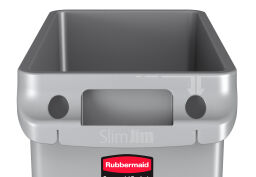 System zur Abfallsortierung Kunststoff Mülltonne Slim Jim mit Lüftung