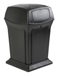 Waste bin plastic waste bin with swing lid