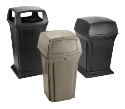 Waste bin plastic waste bin with swing lid