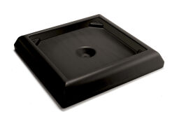 Waste bin accessories foot plate