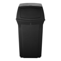 Waste bin plastic waste bin with swing lid