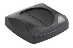 Waste bin accessories swing lid
