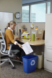 Waste bin plastic waste bin without lid
