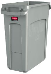 Waste sorting system plastic waste bin Slim Jim with air vents